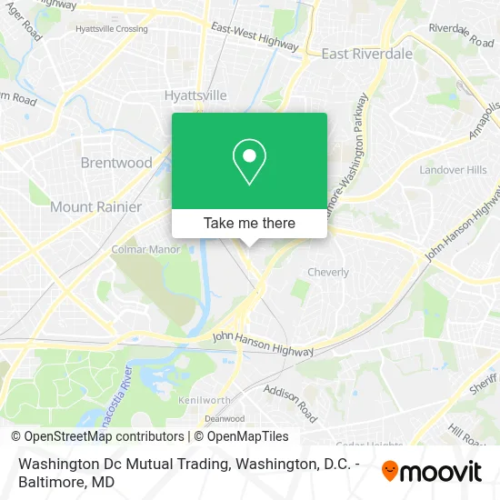 Washington Dc Mutual Trading map
