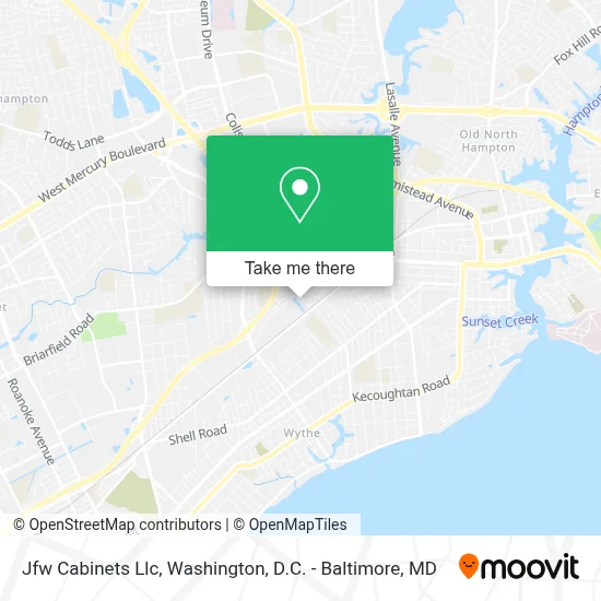 Jfw Cabinets Llc map