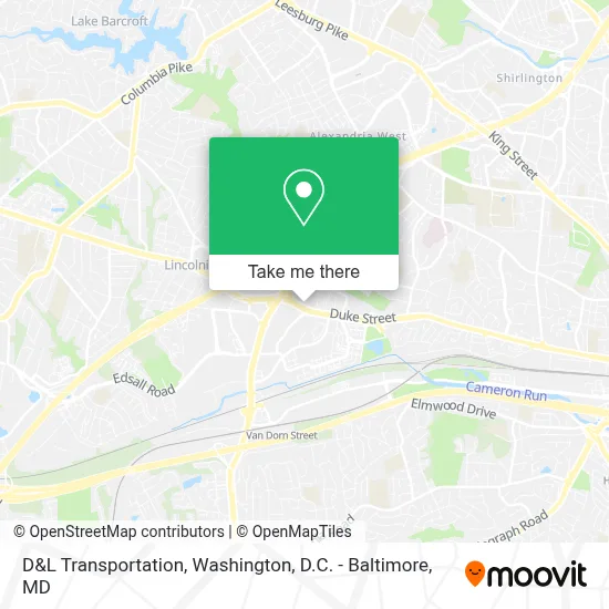 D&L Transportation map