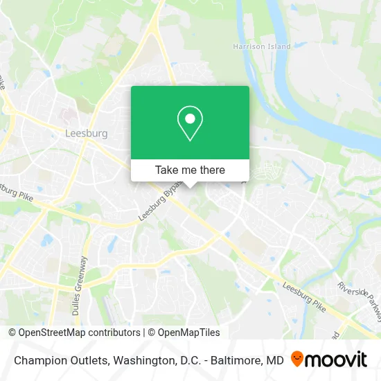 Champion Outlets map