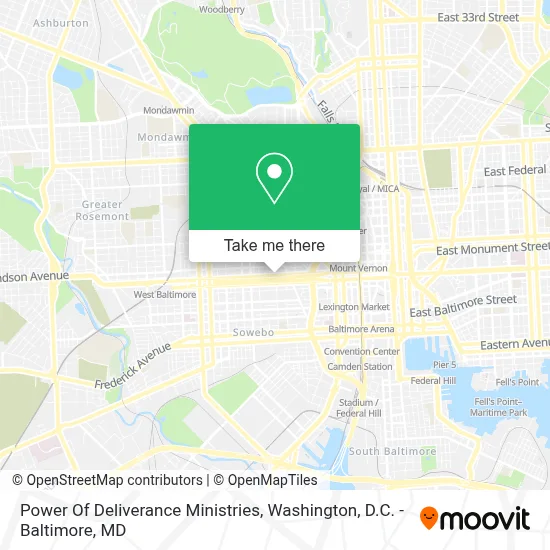 Power Of Deliverance Ministries map