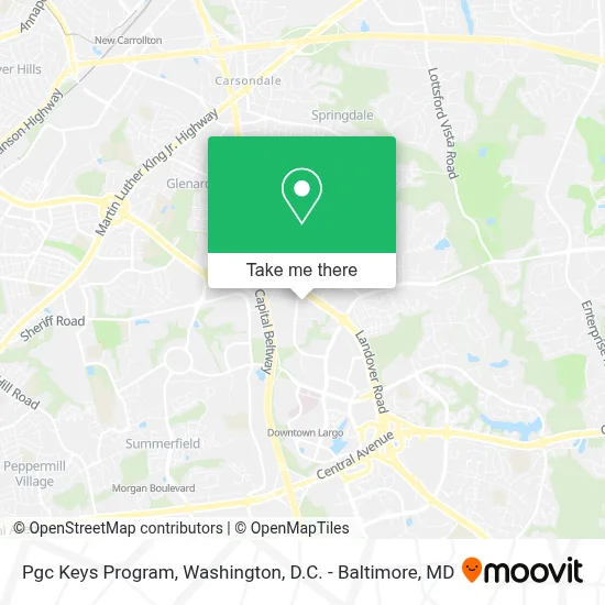 Pgc Keys Program map