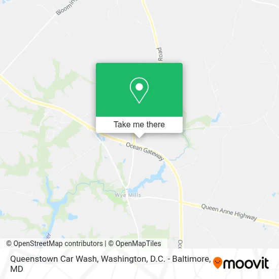 Queenstown Car Wash map