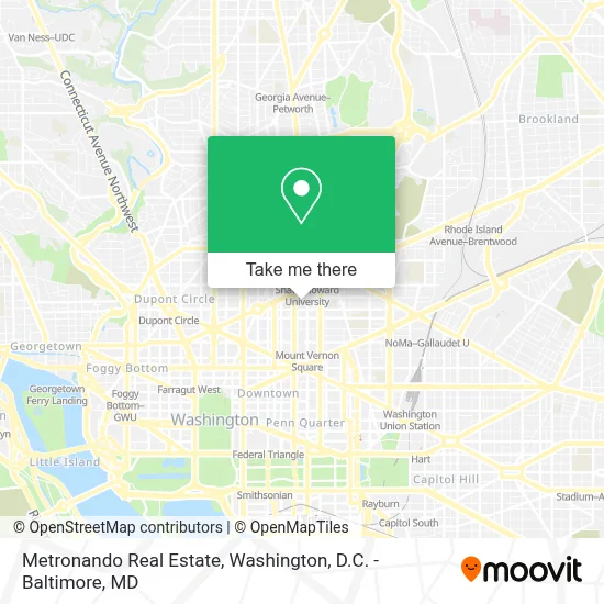 Metronando Real Estate map