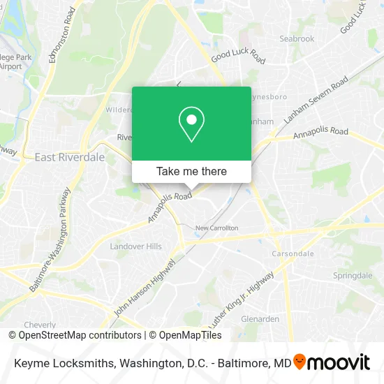 Keyme Locksmiths map
