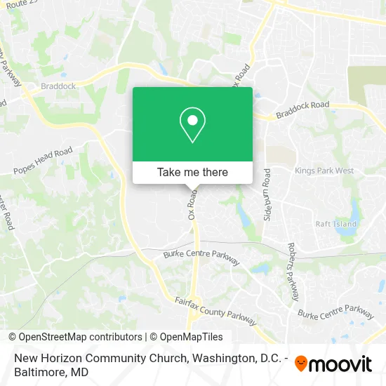 New Horizon Community Church map