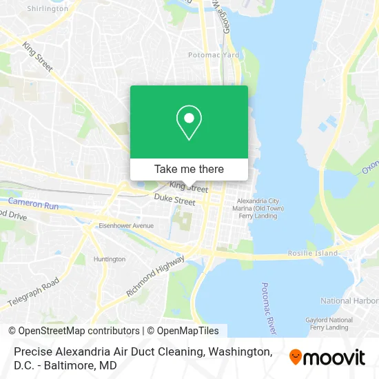 Precise Alexandria Air Duct Cleaning map