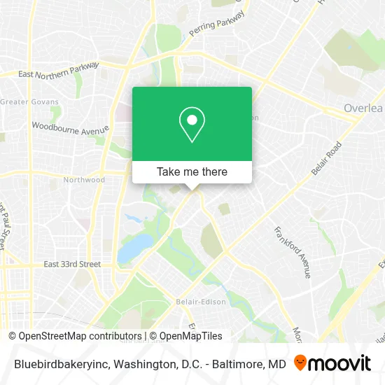 Bluebirdbakeryinc map