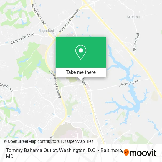 Tommy Bahama Outlet map