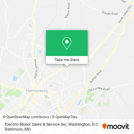 Electric Motor Sales & Service Inc map