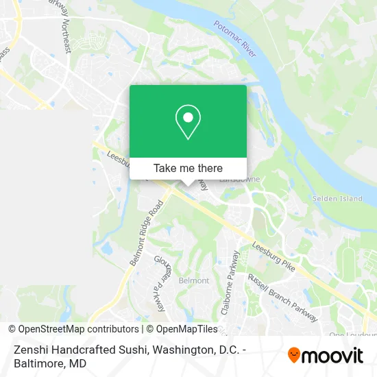Zenshi Handcrafted Sushi map