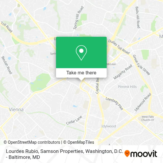 Lourdes Rubio, Samson Properties map