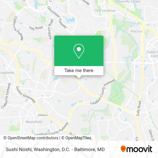 Sushi Noshi map