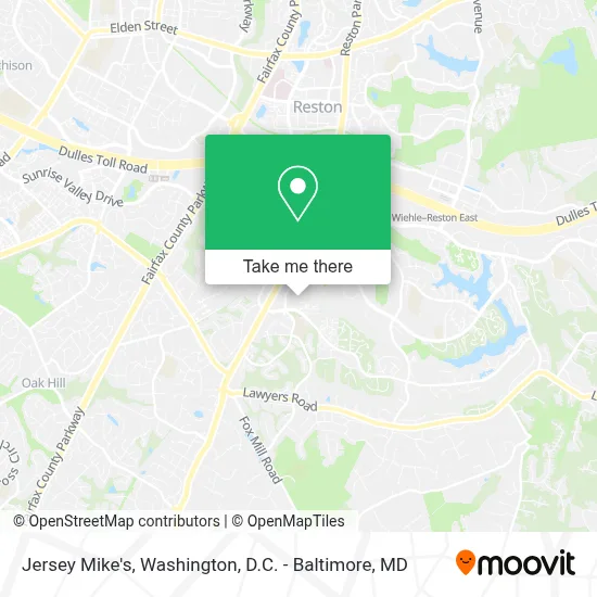 Jersey Mike's map