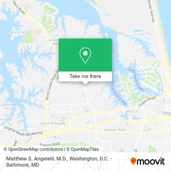 Matthew S. Angelelli, M.D. map