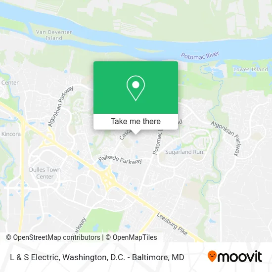 L & S Electric map
