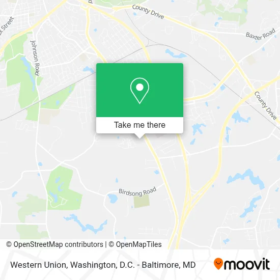 Western Union map