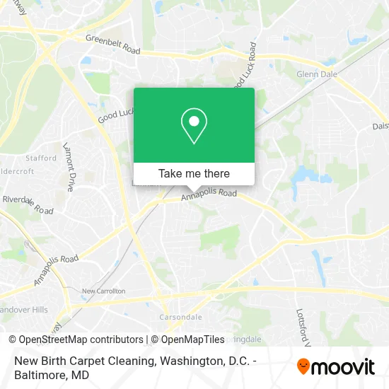 New Birth Carpet Cleaning map