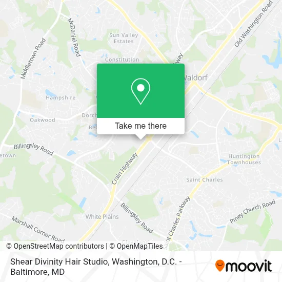 Shear Divinity Hair Studio map