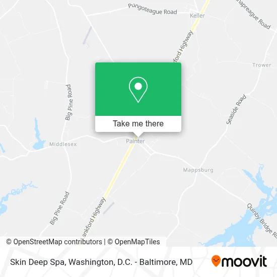Skin Deep Spa map