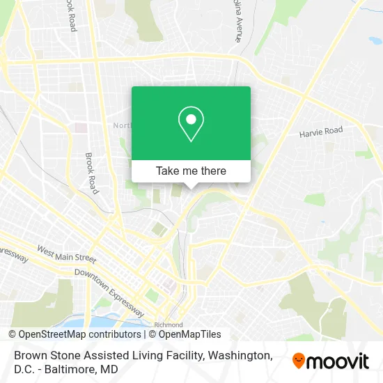 Brown Stone Assisted Living Facility map