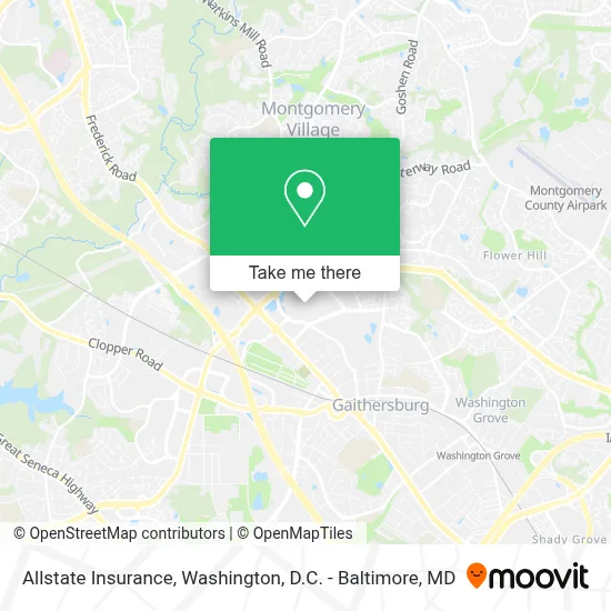 Allstate Insurance map