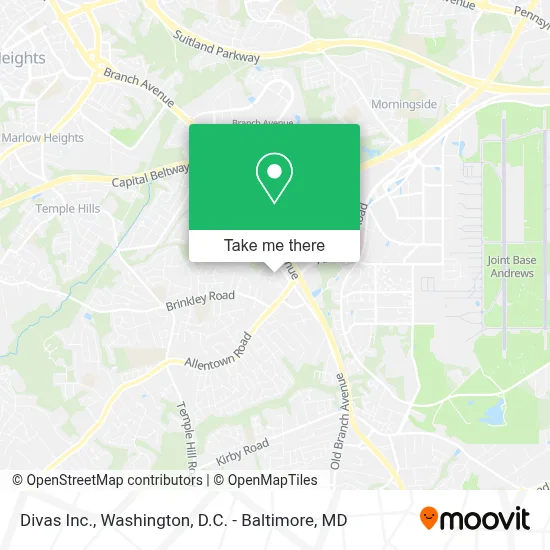 Divas Inc. map