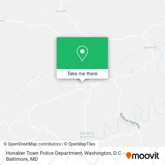 Honaker Town Police Department map