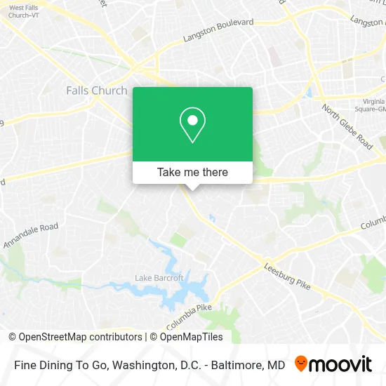 Fine Dining To Go map