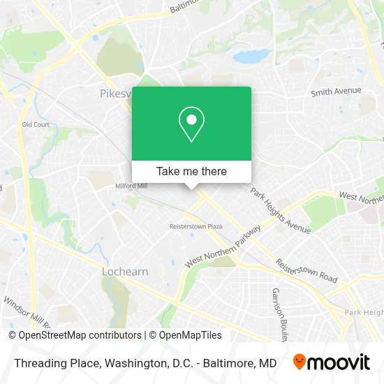 Threading Place map