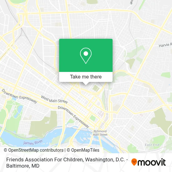 Friends Association For Children map