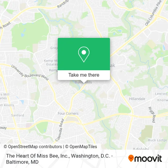 The Heart Of Miss Bee, Inc. map