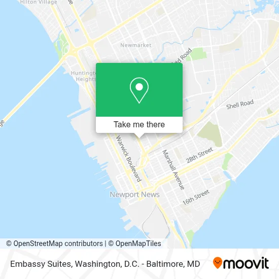 Embassy Suites map
