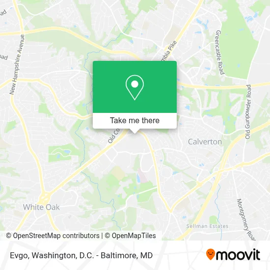 Evgo map