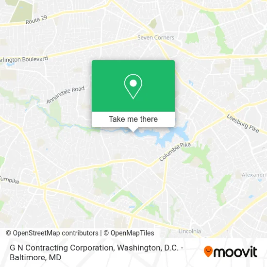 G N Contracting Corporation map