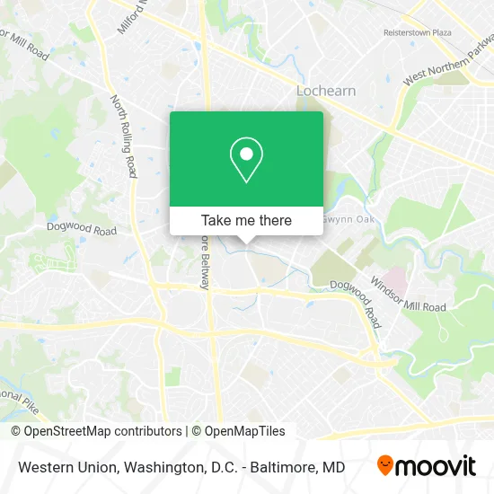 Western Union map