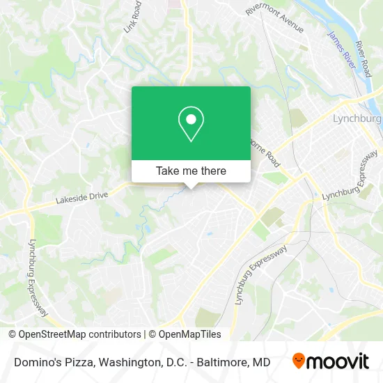 Domino's Pizza map