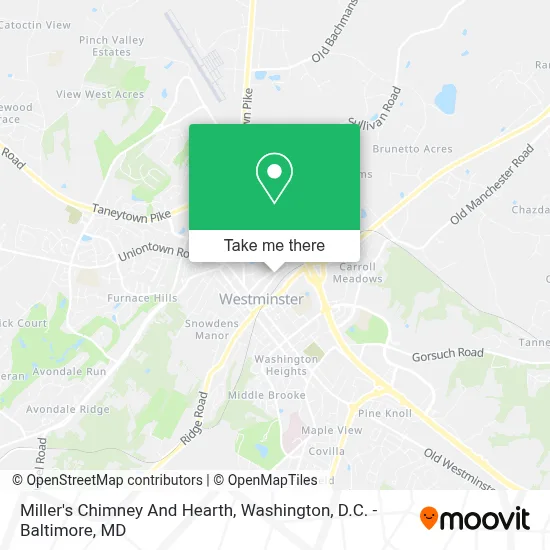 Miller's Chimney And Hearth map