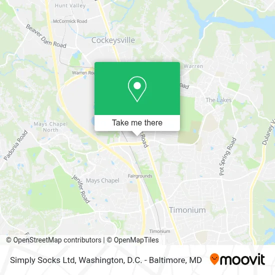 Simply Socks Ltd map