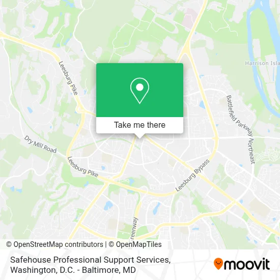 Safehouse Professional Support Services map