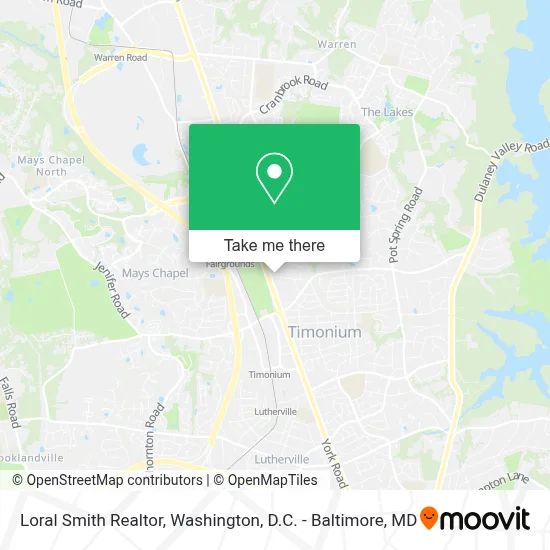 Loral Smith Realtor map
