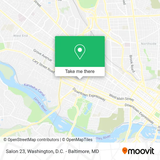 Salon 23 map