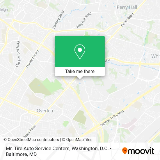 Mr. Tire Auto Service Centers map