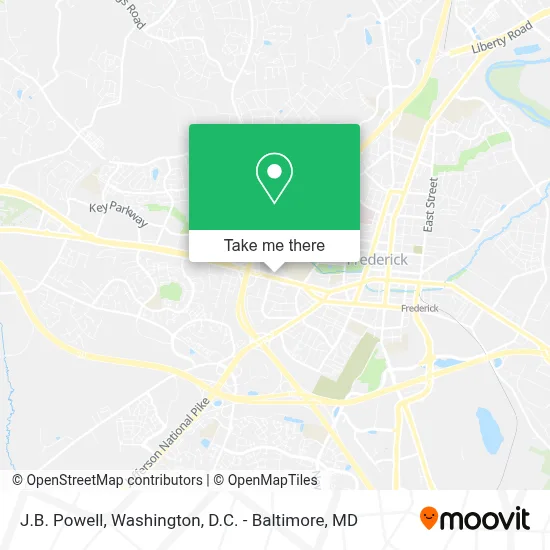 J.B. Powell map