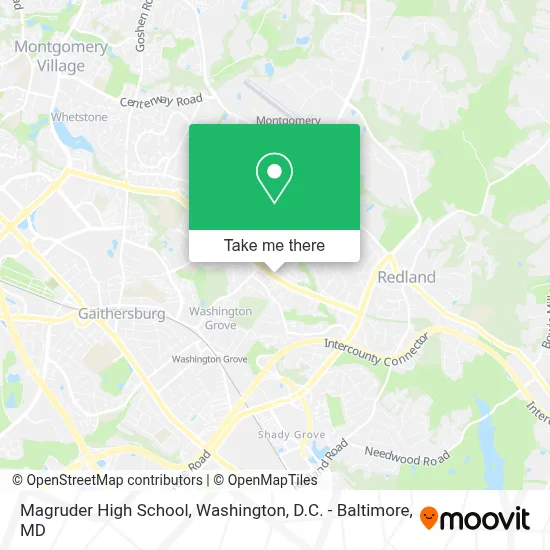 Magruder High School map