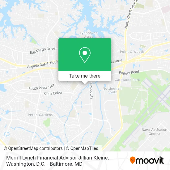 Merrill Lynch Financial Advisor Jillian Kleine map