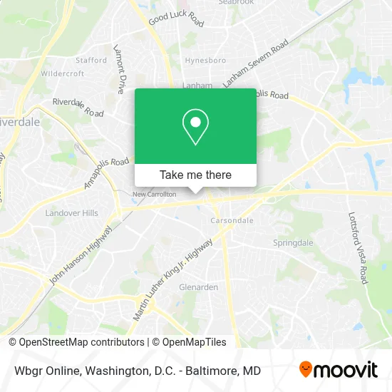Wbgr Online map