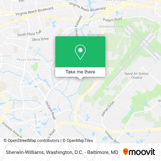 Sherwin-Williams map