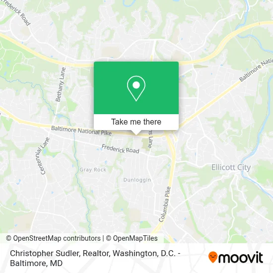 Christopher Sudler, Realtor map
