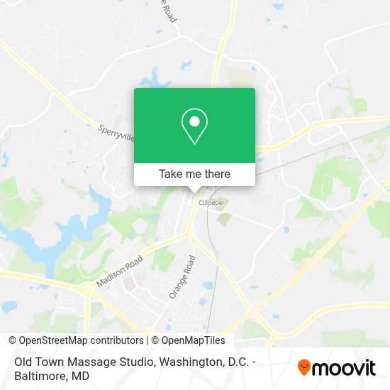 Old Town Massage Studio map
